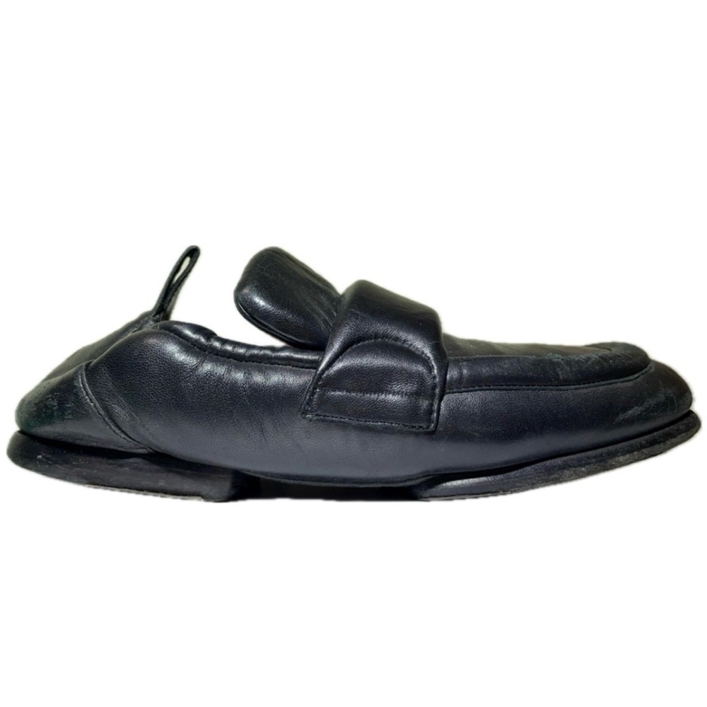 Dries Van Noten Black Pladded Loafers